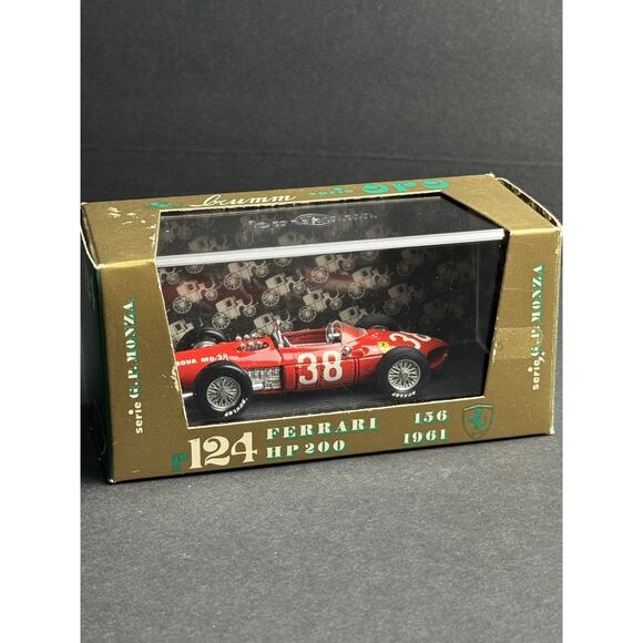 1:43 Brumm R124 Phill Hill Ferrari Tipo 156 'Sharknose' 3rd Place Monaco GP 1961 - Picture 2 of 8